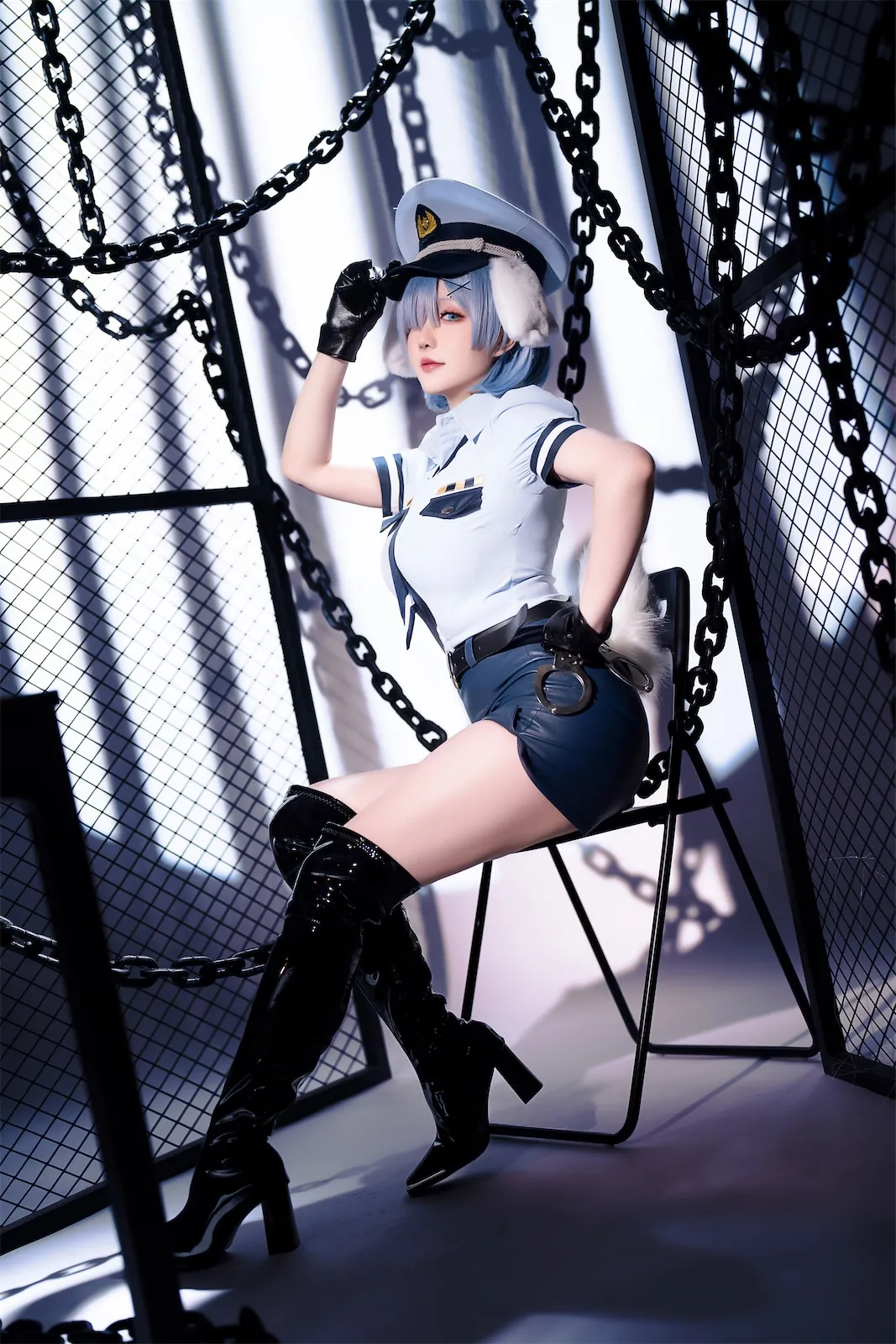 Hoshilily (星之迟迟) Rem Dog-Eared Police Officer - ReZero-erohere14.webp